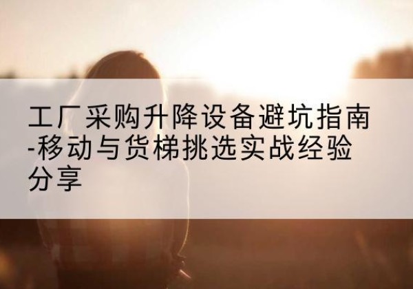 祁阳移动式升降机怎么选-工厂采购升降设备避坑指南-移动与货梯挑选实战经验分享
